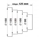 Overgang 80-100-120-125-150 mm thumbnail